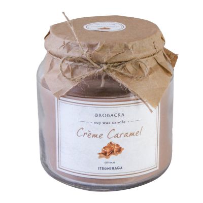 Strömshaga - Brobacka Tuoksukynttilä 10 cm Crème Caramel