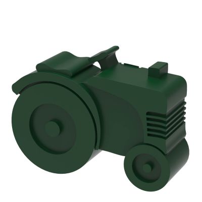 Blafre - Eväsrasia Traktori 6x20x15 cm Tummanvihreä