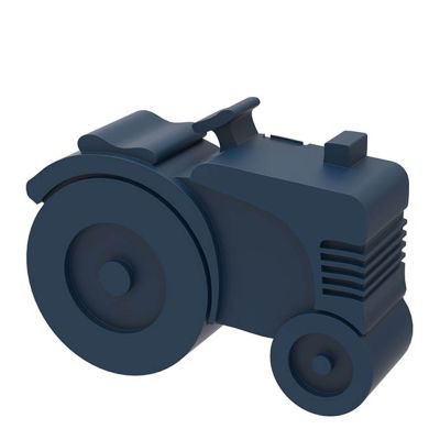 Blafre - Eväsrasia Traktori 6x20x15 cm Laivastonsininen