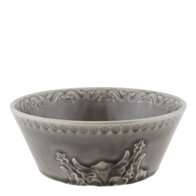 Bordallo Pinheiro - Rua Nova Kulho 16 cm Harmaa