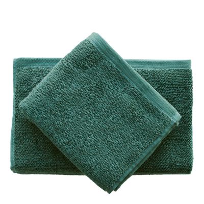 The Organic Company - MILD lahjasetti: Kylpypyyhe + Käsipyyhe Dark green