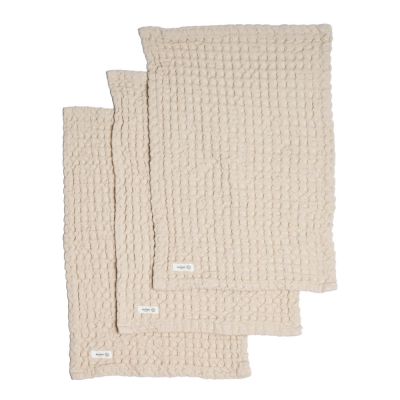 The Organic Company - Big Waffle Pesulappu 25x40 cm 3 kpl Stone