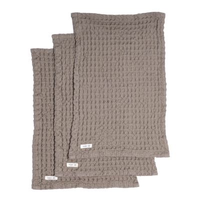 The Organic Company - Big Waffle Pesulappu 25x40 cm 3 kpl Clay