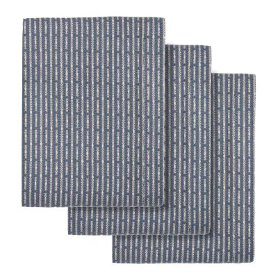 The Organic Company - Urban Kitchen Keittiöliina 18x35 cm 3 kpl Grey Blue Stone