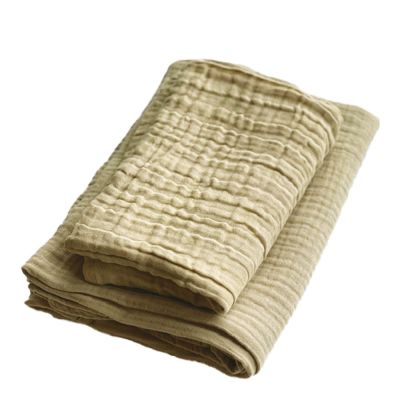 The Organic Company - FINE lahjapakkaus: Kylpypyyhe + Käsipyyhe pale honey