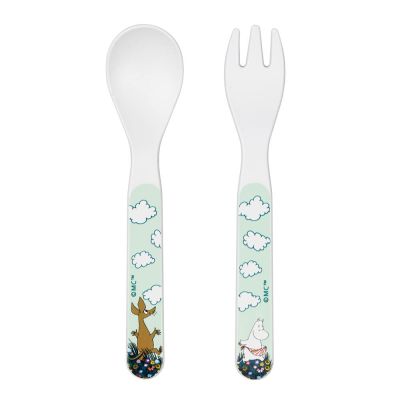 Rätt Start - Muumi Lasten aterimet 2 osaa Vihreä