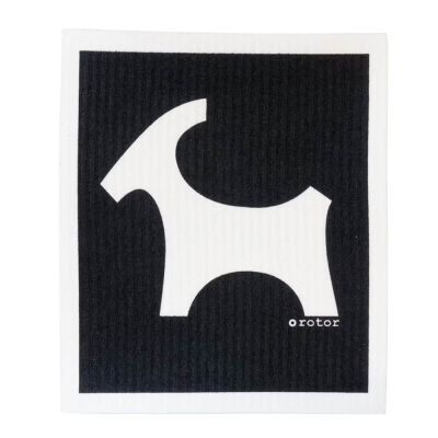 Rotor Design - Tiskirätti 20x17cm Musta