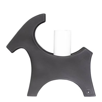 Rotor Design - Kynttilänjalka pöytäkunttilälle olkipukki 38x34cm Musta