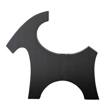 Rotor Design - Kynttilänjalka olkipukki 25x23cm Musta