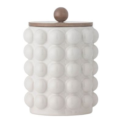 Bloomingville - Madge Purkki kannella 130 cl Valkoinen