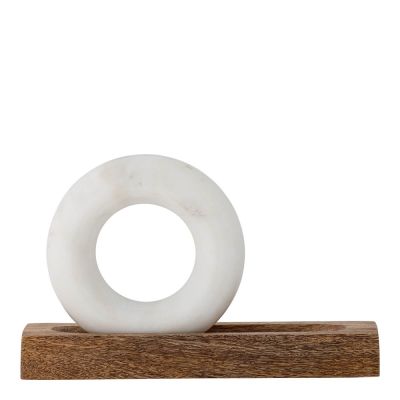 Bloomingville - Manuella Mortteli ja nuija 28x17x7 cm Mangopuu/Marmori