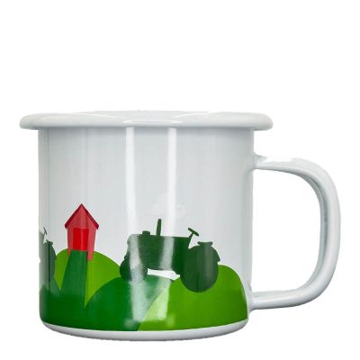 Blafre - Traktori Emaljmugg 25 cl Sininen