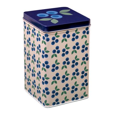 Blafre - Mustikka Peltipurkki 10x10x16 cm Sininen