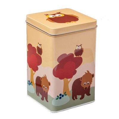 Blafre - Metsä Peltipurkki 10x10x16 cm Keltainen