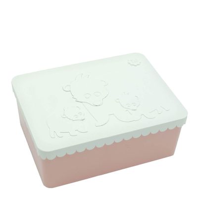 Blafre - Karhu Eväsrasia 3 lokeroa 14x19 cm Valkoinen/Vaaleanpunainen