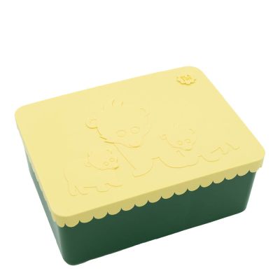 Blafre - Karhu Eväsrasia 3 lokeroa 14x19 cm Vaaleankeltainen/Tummanvihreä