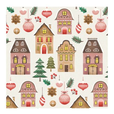 Ambiente - Servetti 33x33 cm 20 kpl Christmas at Home Cream