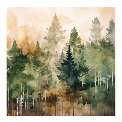 Ambiente - Servetti 33x33 cm 20 kpl Evergreen Trees