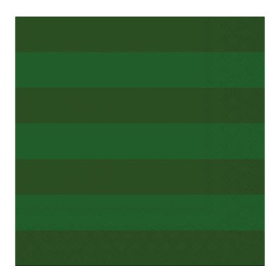 Ambiente - Servetti 33x33 cm 20 kpl Block Stripe Dark Green