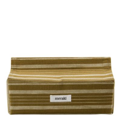 Meraki - Nenäliinalaatikko 24x12,5 cm Tumma oliivi