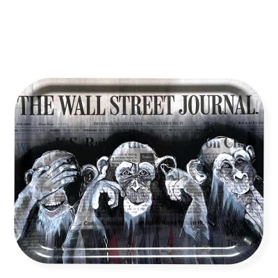 LISA TÖRNER ART - Tarjotin The Three Wise Monkeys 20x27 cm