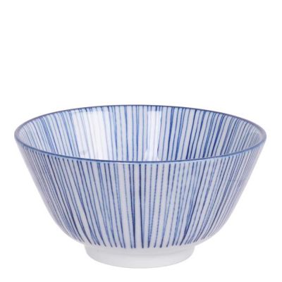 Tokyo Design Studio - Nippon Blue Riisikulho 12 cm Lines