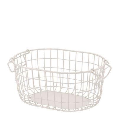 Blomus - Kago Pyöreä säilytyskori 37x27x17 cm Beige