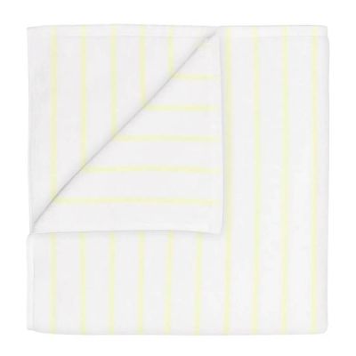 Blomus - Arto Kylpypyyhe 140x70 cm Keltainen/Valkoinen