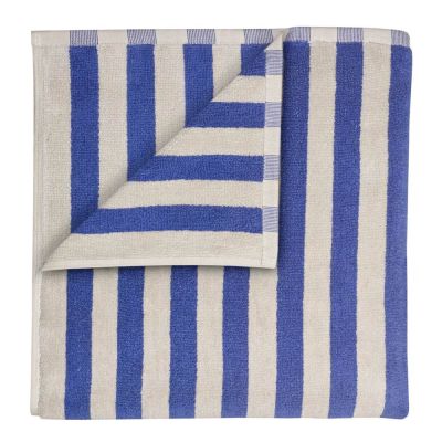 Blomus - Arto Kylpypyyhe 140x70 cm Beige/Sininen