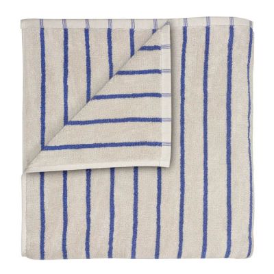 Blomus - Arto Kylpypyyhe 140x70 cm Beige/Sininen