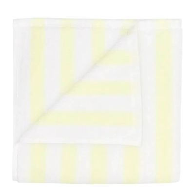 Blomus - Arto Pyyhe 100x50 cm Valkoinen/Keltainen