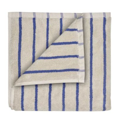 Blomus - Arto Pyyhe 100x50 cm Beige/Sininen