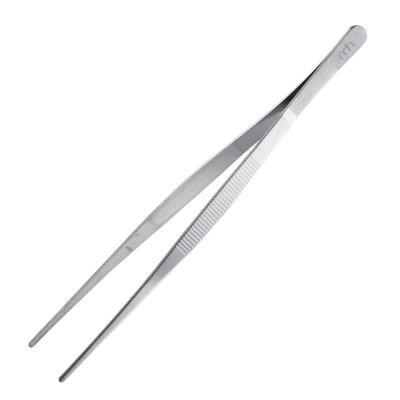 Modern House - Basis Ruokapinsetit 25 cm Harjattu teräs