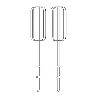 Dualit - Dualit Vispilä sähkövatkaimeen 2 osaa