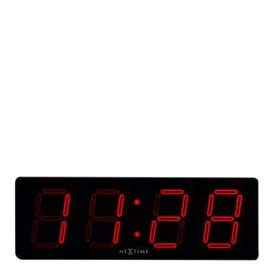 NeXtime - Big D LED Kello 51 cm Musta