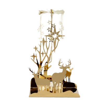 Holmen - Istind Kynttilälyhty 13,5x10x21 cm Kulta