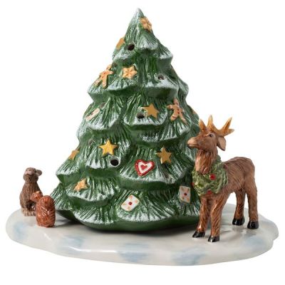 Villeroy & Boch - Christmas Toy's Joulukoriste joulukuusi ja eläimet 23x17x17 cm