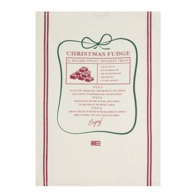 Lexington - Original Keittiöpyyhe Christmas Fudge 50x70 cm Valkoinen/Punainen/Vihreä