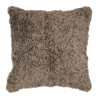 Natures Collection - Tyynynpäällinen New Zealand lampa lyhyt villa 40x40 cm sahara