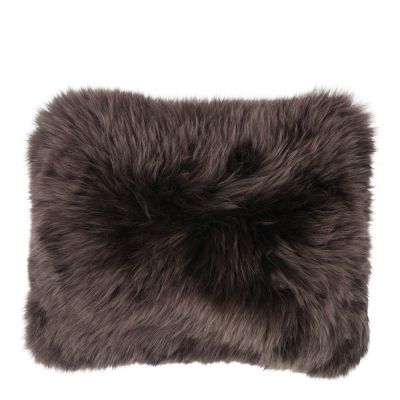 Natures Collection - Tyynynpäällinen New Zealand pitkä villa 35x45 cm suklaa