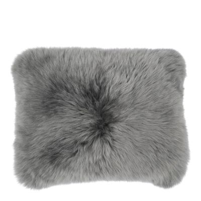 Natures Collection - Tyynynpäällinen New Zealand pitkä villa 35x45 cm teräs