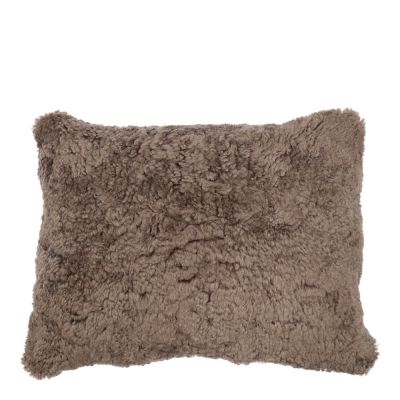 Natures Collection - Tyynynpäällinen New Zealand lampa lyhyt villa 35x45 cm suklaa