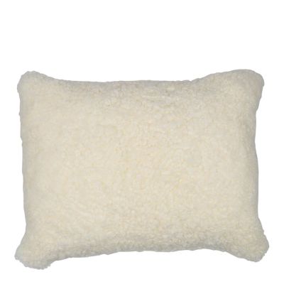 Natures Collection - Tyynynpäällinen New Zealand lampa lyhyt villa 35x45 cm valkoinen