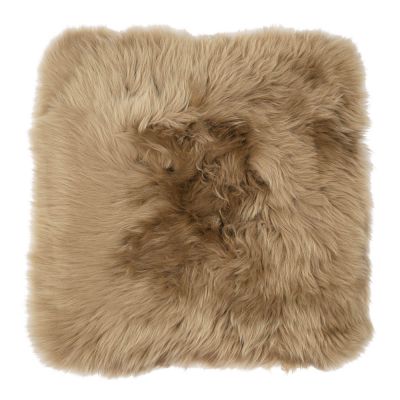 Natures Collection - Istuinalusta New Zealand lampa pitkä villa 40x40 cm suklaa