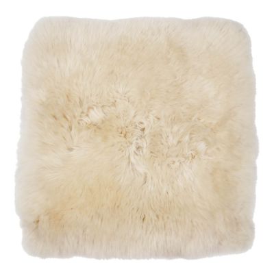 Natures Collection - Istuinalusta New Zealand lampa pitkä villa 40x40 cm musta