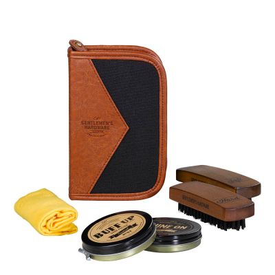 Gentlemen's Hardware - Kenkienhoitosetti 5 osaa Ruskea/Musta