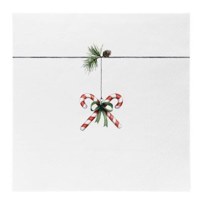 Sögne Home - Tradisjon Servetti 33x33 cm 20 kpl Karkkikepit