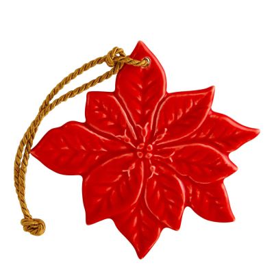 Bordallo Pinheiro - Joulukoriste joulukukka 9 cm Punainen