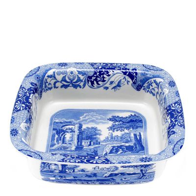Spode - Blue Italian Uunivuoka 25,5x25,5 cm Sininen/Valkoinen