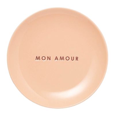 Vondels - Lautanen Mon Amour Ø16 cm Lohenpunainen